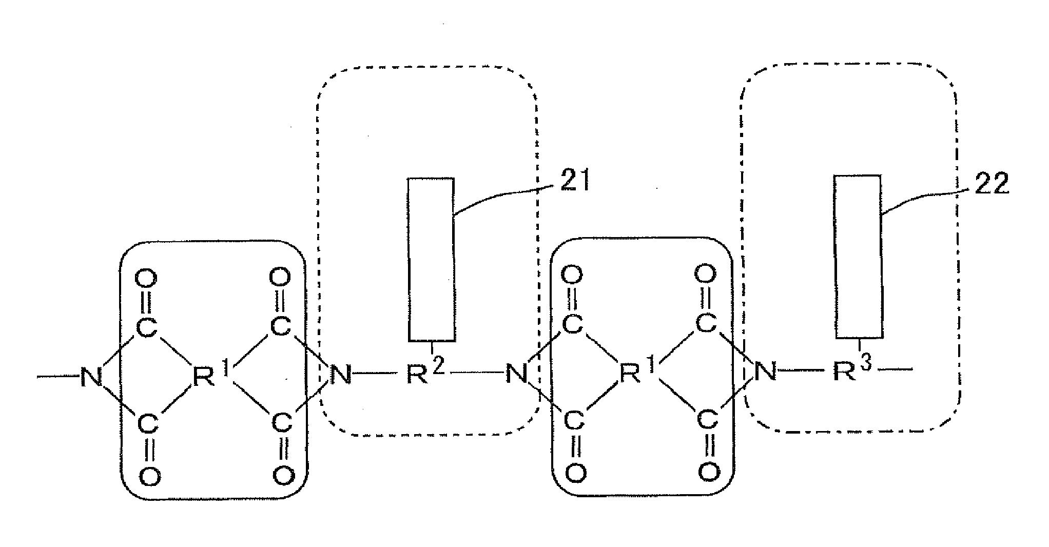 Liquid crystal display device and polymer for alignment film materials