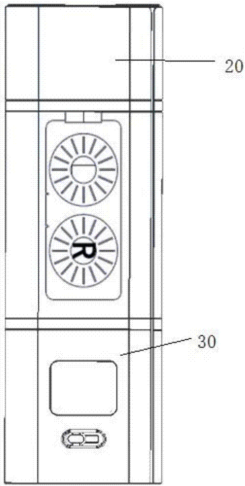 Portable type contact lens cleaning and caring device with disinfecting and sterilizing functions