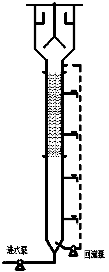 Method for rapid starting of anaerobic ammonium oxidation granular sludge by using UASB