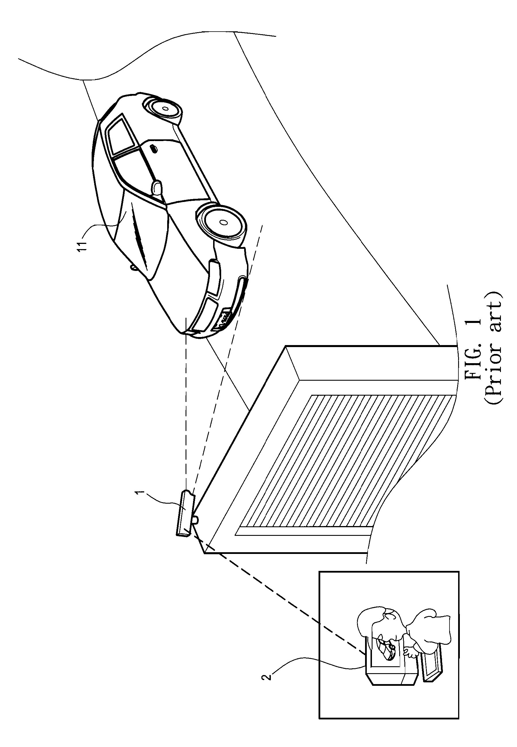 Camera with built-in license plate recognition function