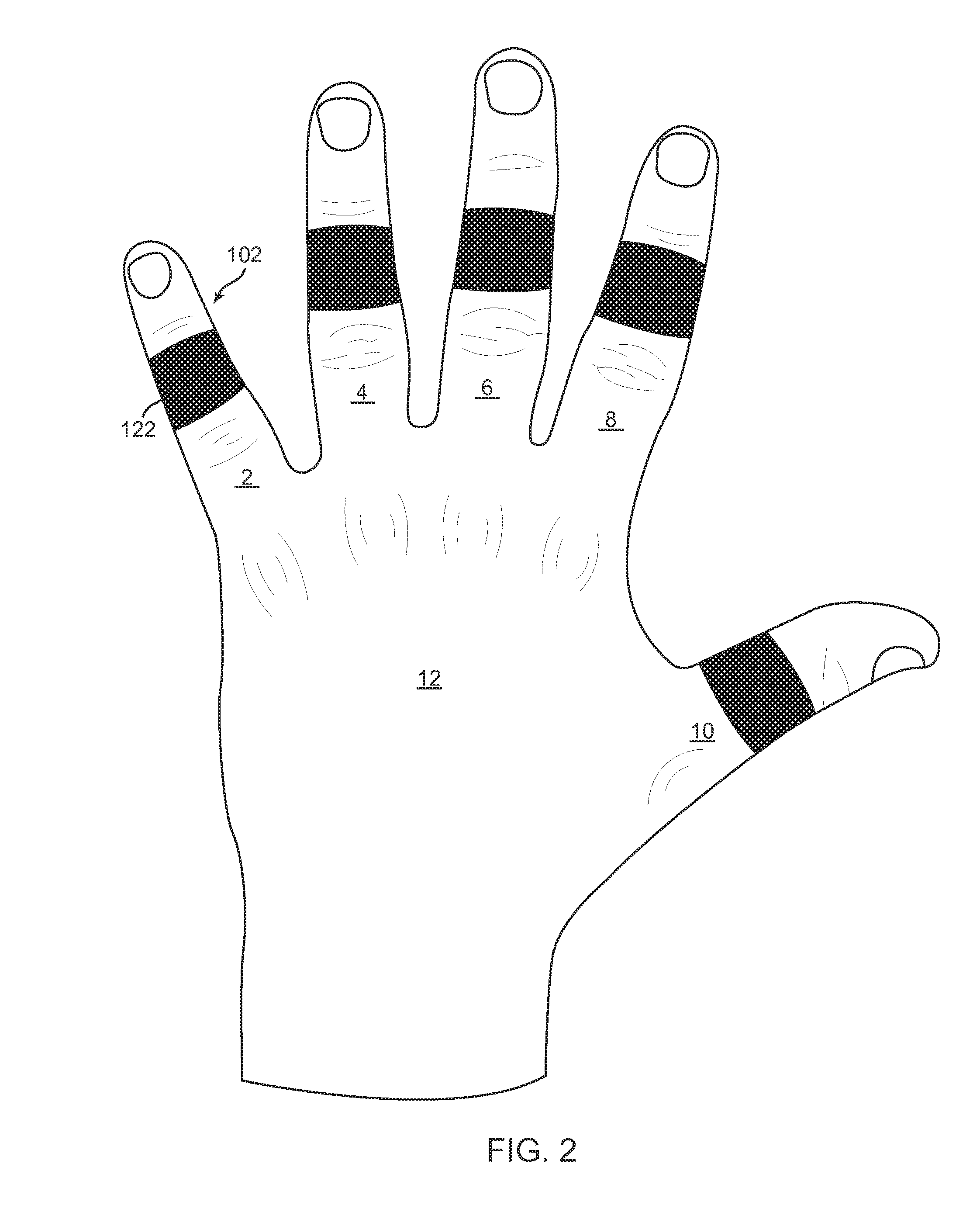 Athletic grip enhancing finger gloves