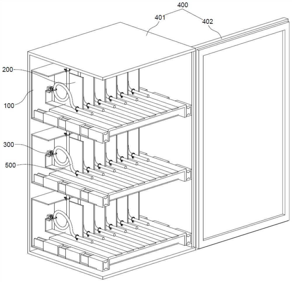 Wire arrangement device for power distribution cabinet