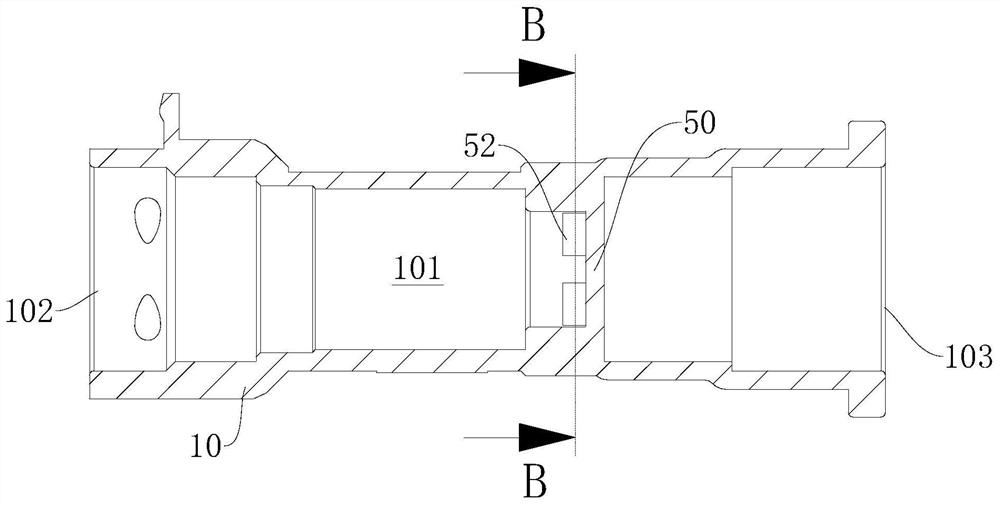 Water valve and gas equipment provided with same