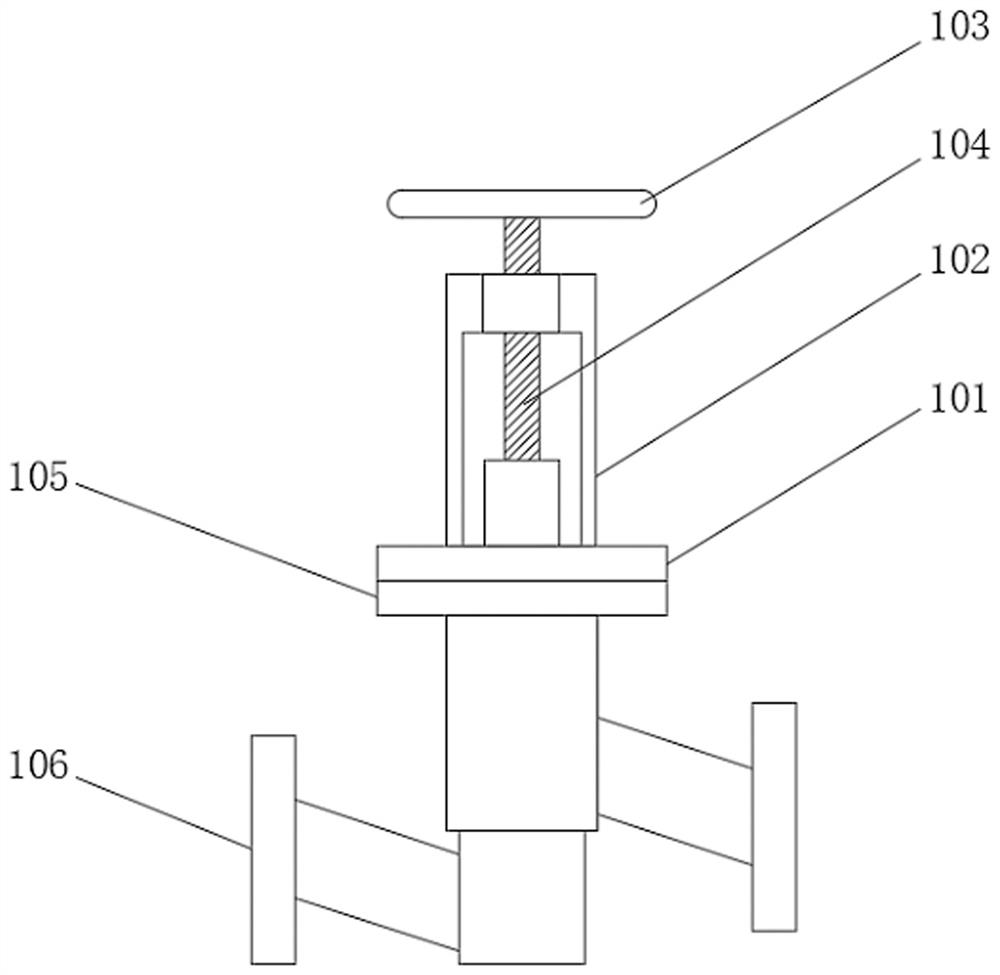 Fluorine-lined anti-corrosion self-standing regulating valve