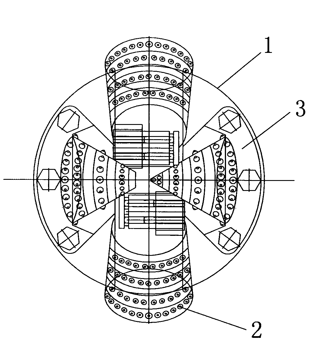 Cutter of comprehensive mechanized rock tunnel boring machine