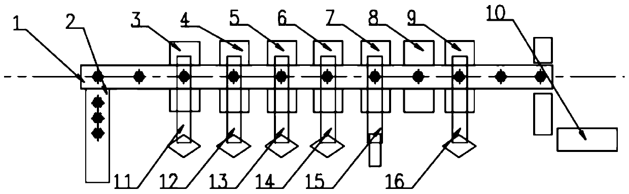 Firework inner cylinder loading device and process thereof