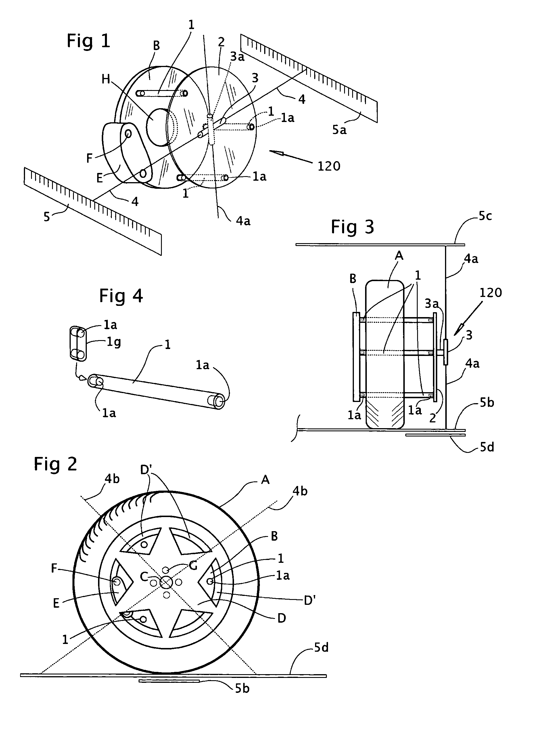 Wheel alignment gauge