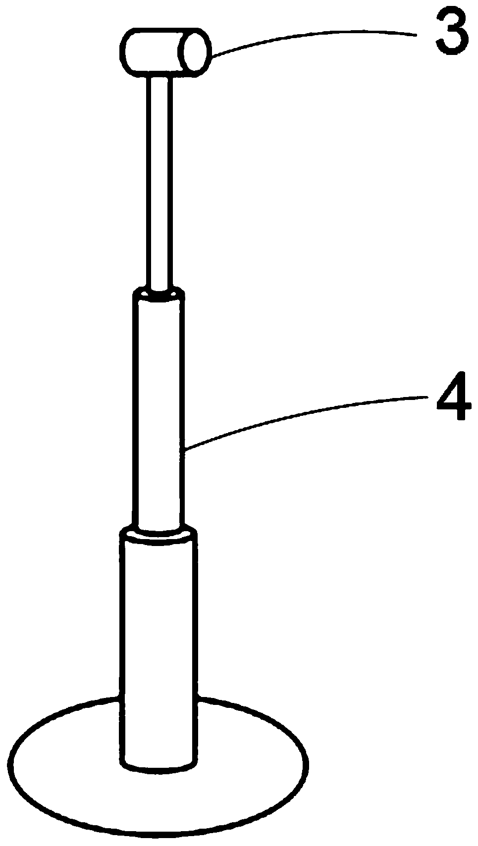 Strabismus compensation head position detection system and method