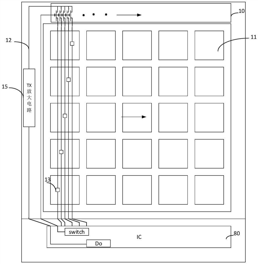 Touch display drive circuit, touch display and electronic device