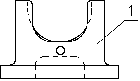 Stamping mold of special-shaped connecting pipe