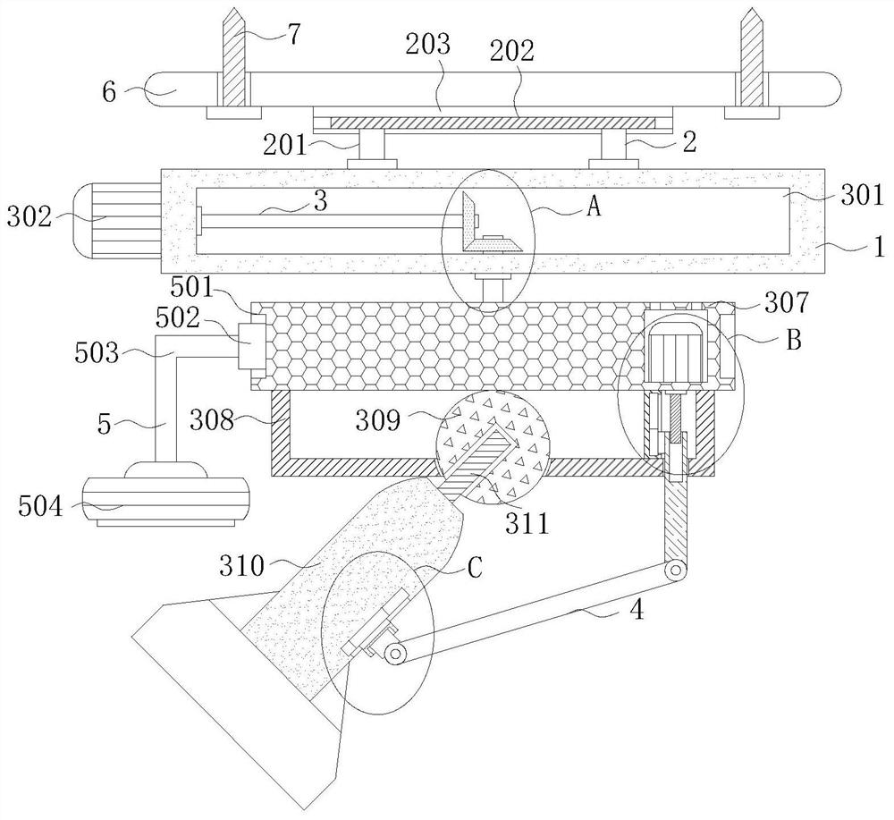 Tunnel safety monitoring support based on optical fiber sensing and installation method