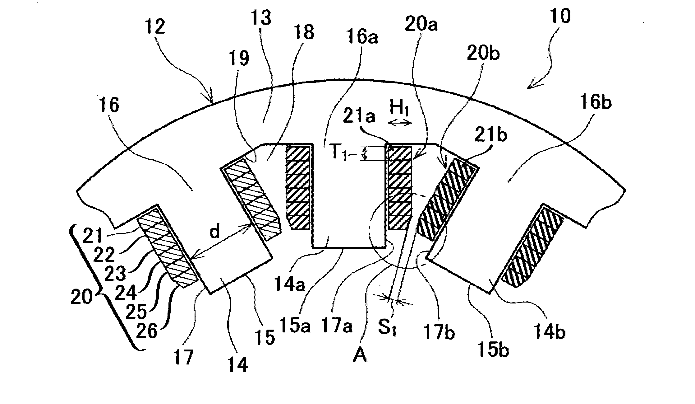 Stator for rotary electric motor