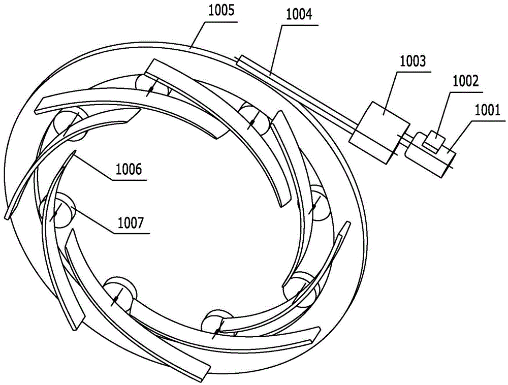 Adjustable vane apparatus and sectional type multiple-stage centrifugal pump