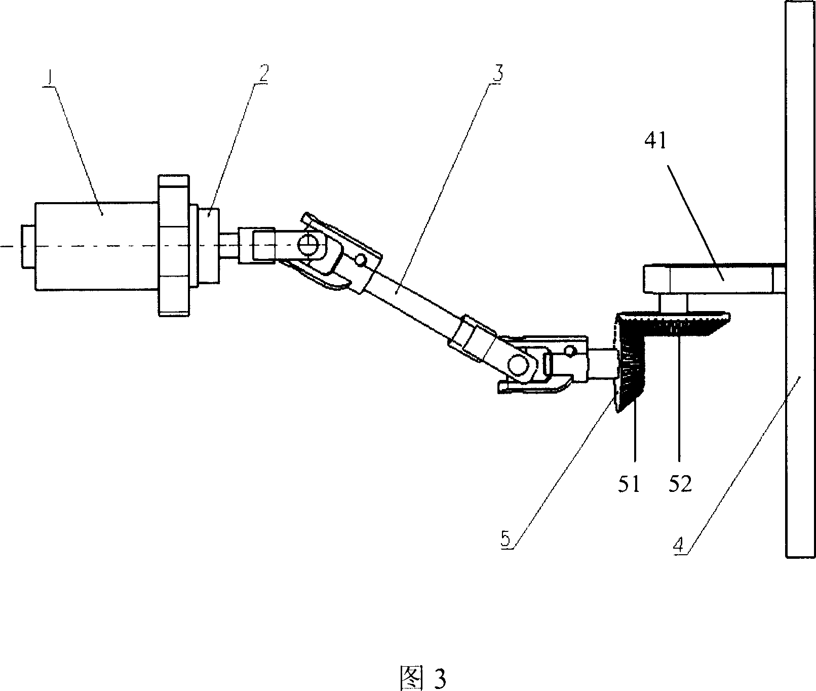 Steering device of automobile electronic steering system