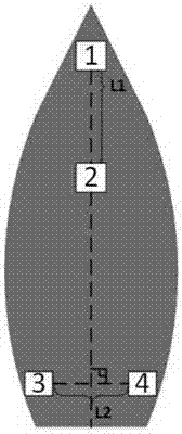 Method for measuring velocity and direction of ship to water by directional ultrasonic waves