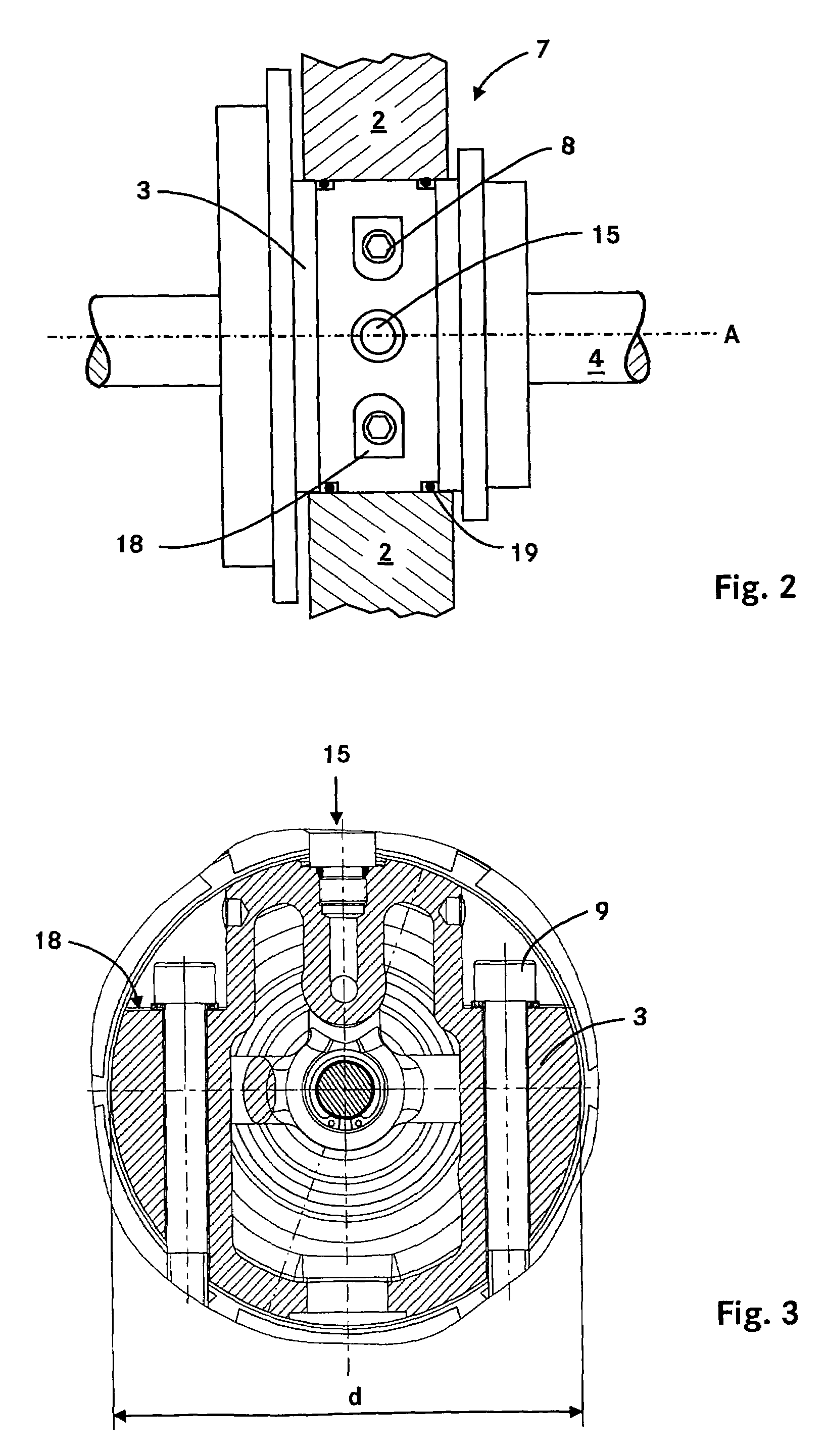 Arrangement for an exhaust gas turbo charger with a carrier housing