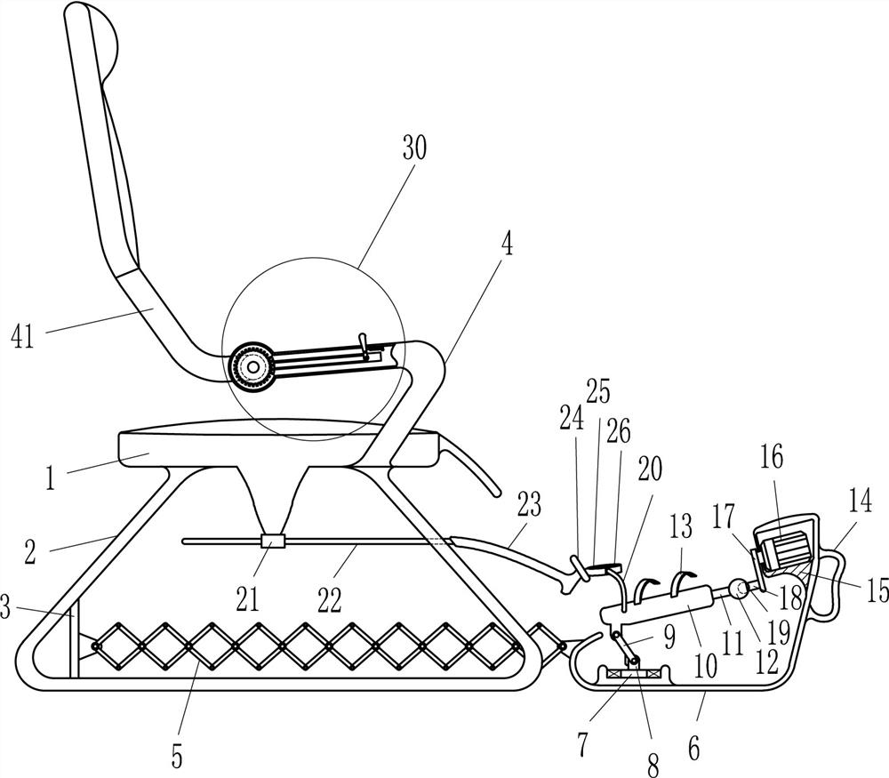 An orthopedic ankle joint exercise device