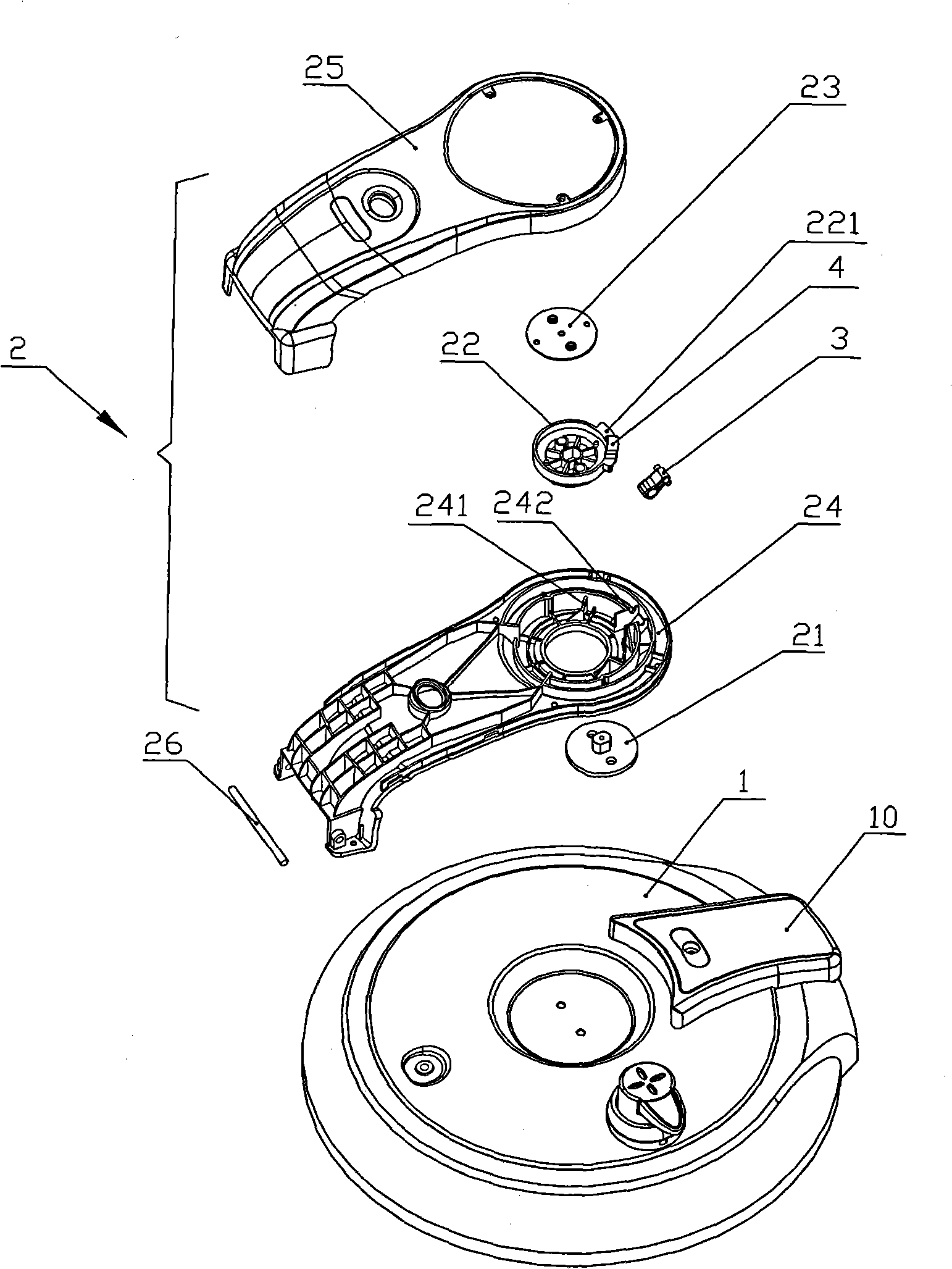 Positioning method and structure of cooker lid