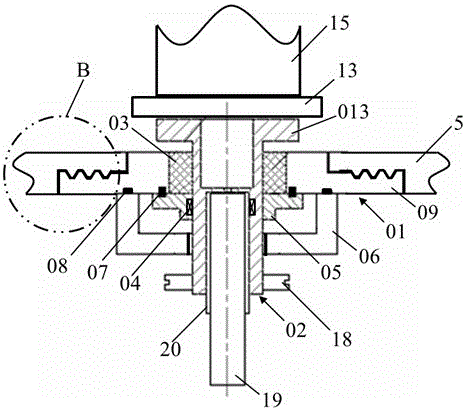 Semicontinuous and automatic microwave denitration device