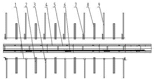 Airtight testing device of steel pipe