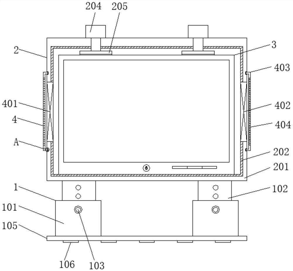 An intrinsically safe display with an explosion-proof device