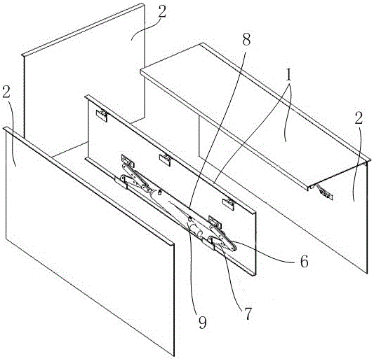 Anti-riot box for display cabinet and its realization method