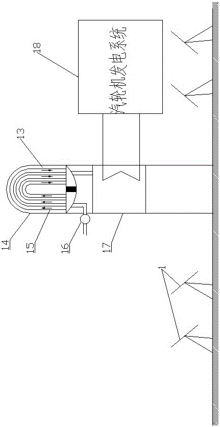 Solar concentrated light transmission device and its solar boiler photothermal power generation system