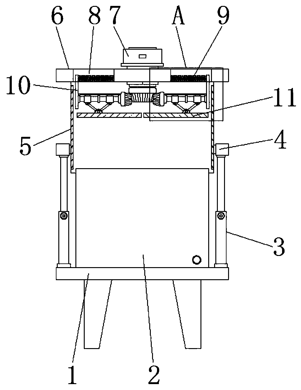Pickling device for pickle with function of quick fermentation and use method of pickling device