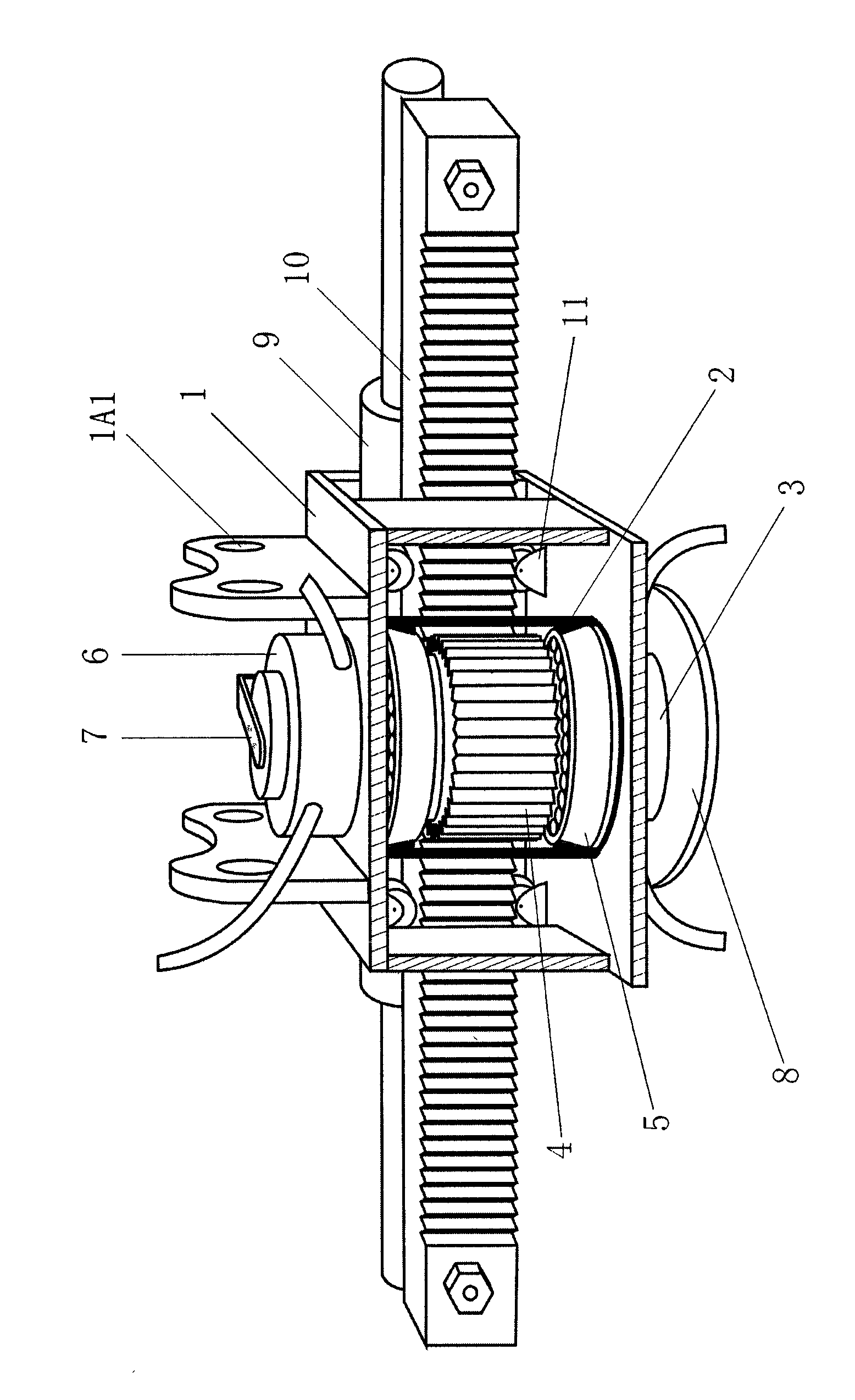 Hydraulic rotating device of gripping apparatus