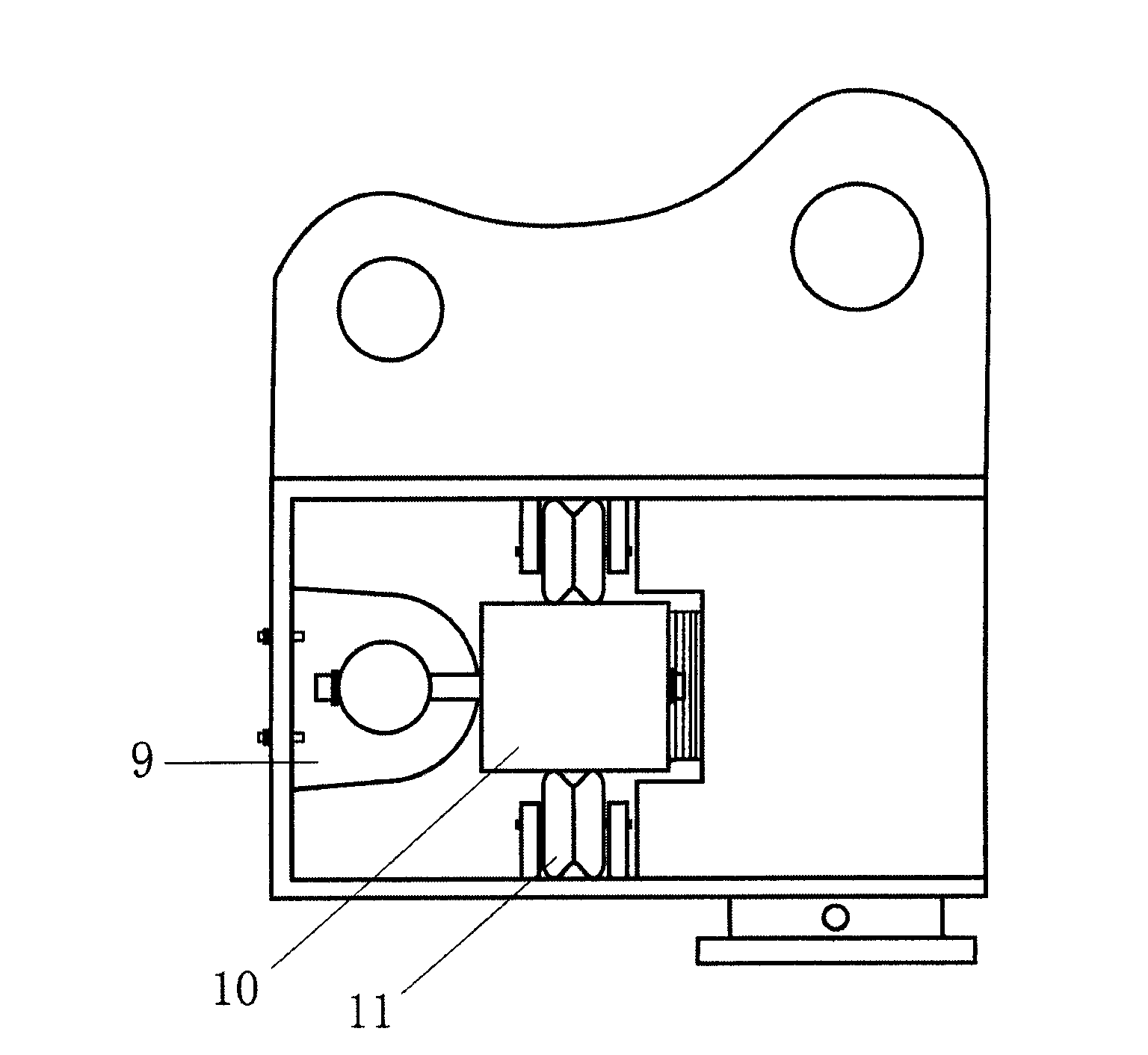 Hydraulic rotating device of gripping apparatus