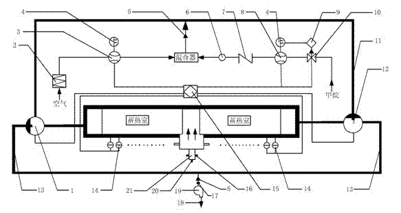 Coal mine ventilation air methane oxidation system