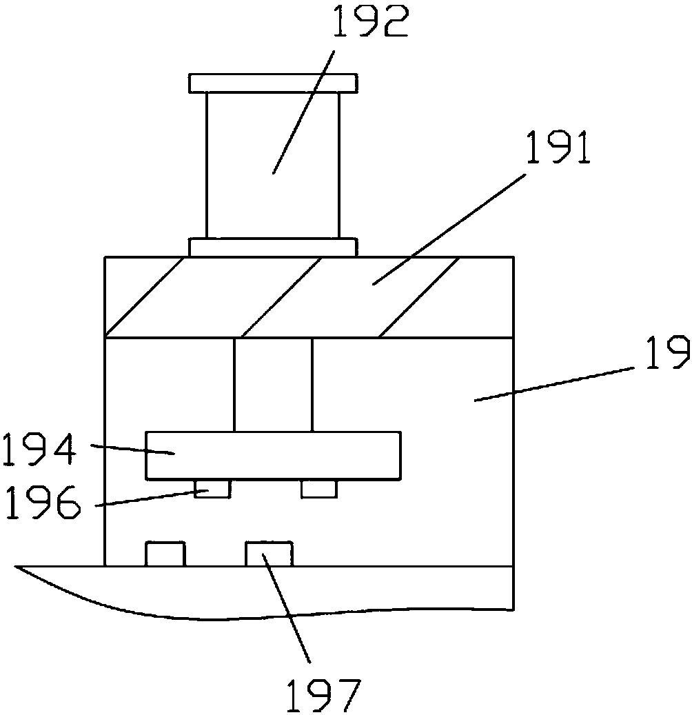 A pneumatic cloth sample cutting mechanism