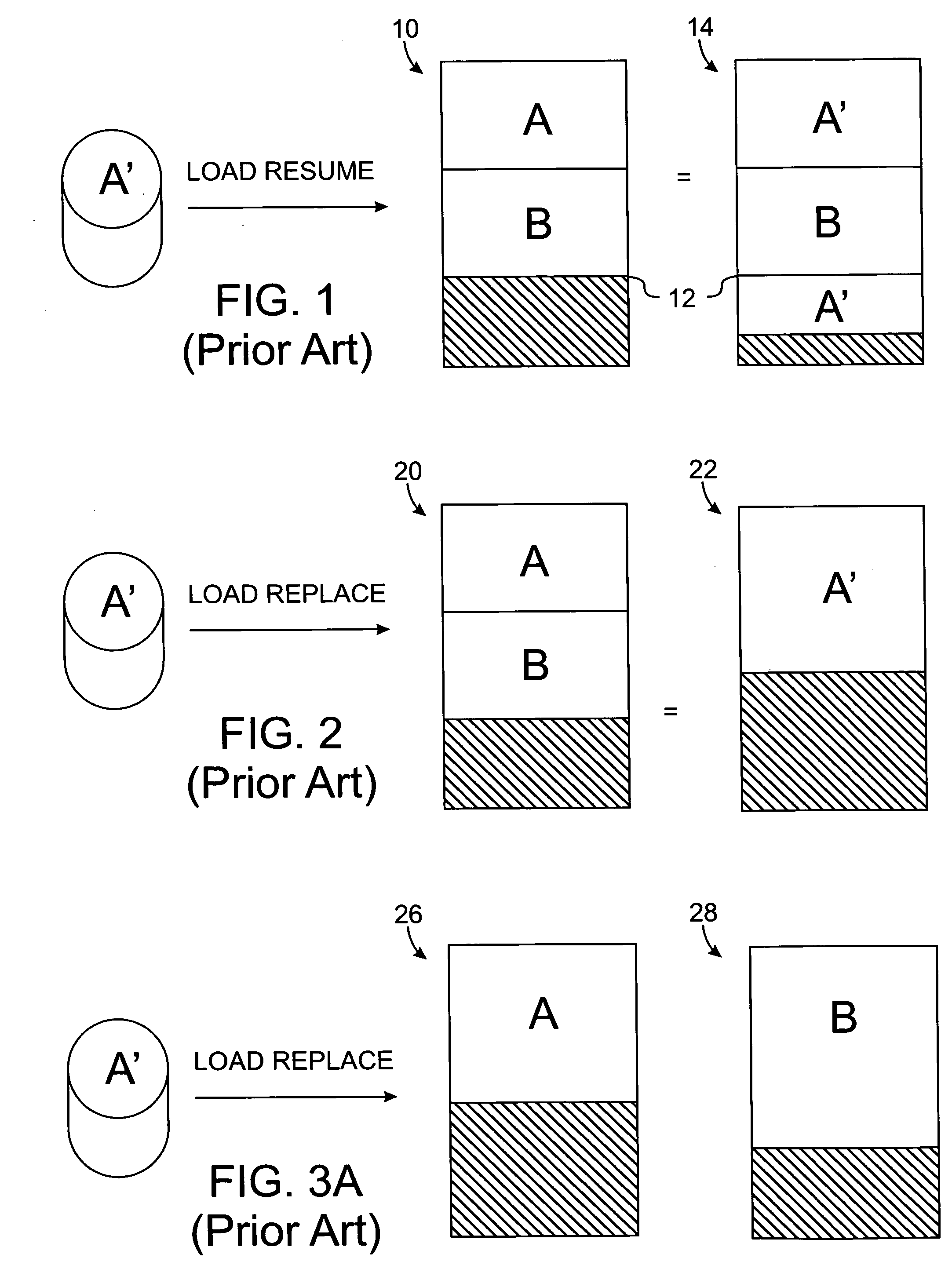 Method and apparatus for loading data into multi-table tablespace