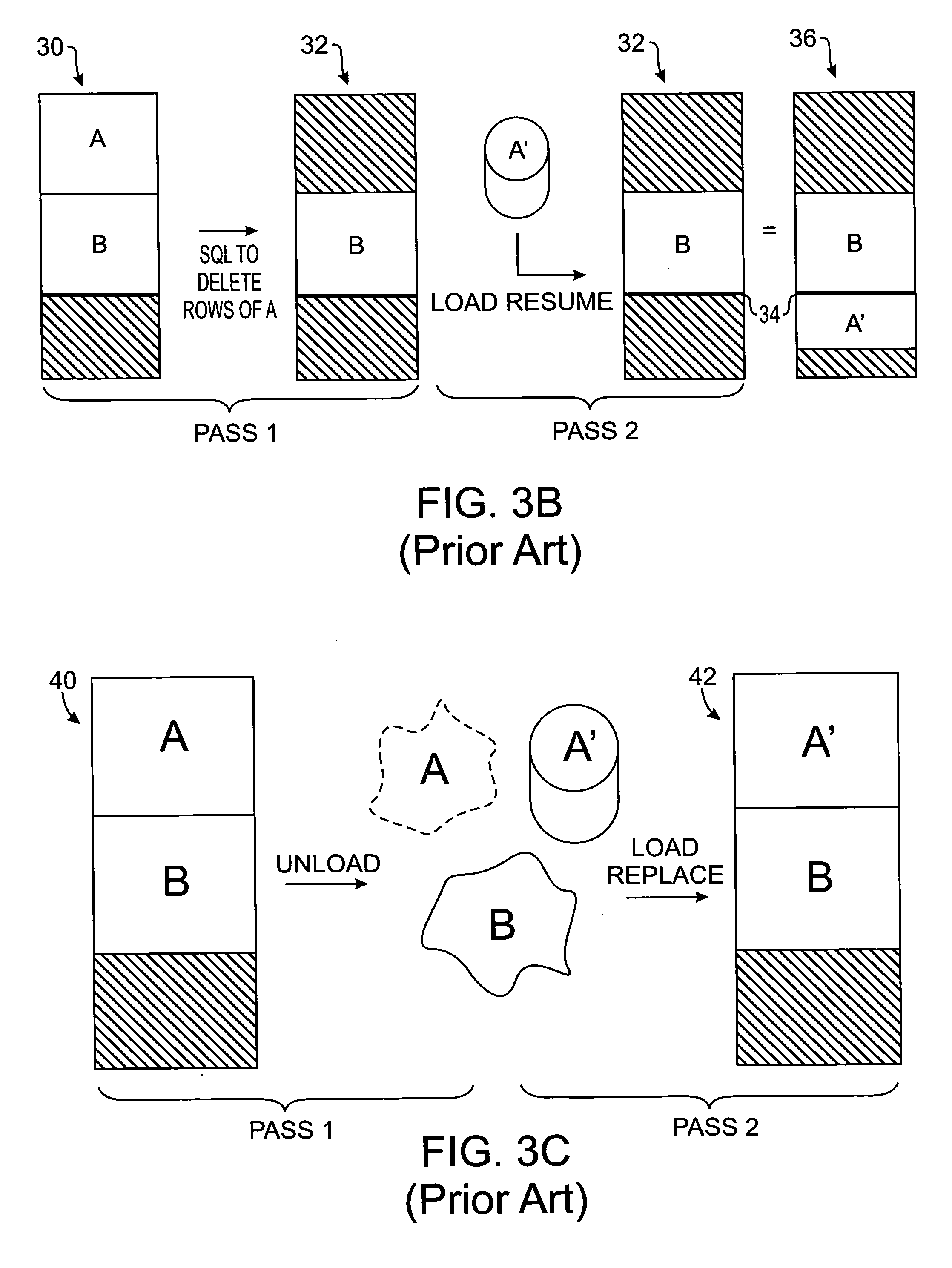 Method and apparatus for loading data into multi-table tablespace