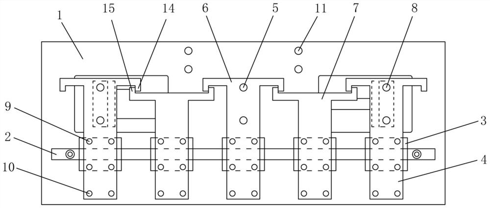 Variable-distance multi-working-head manipulator