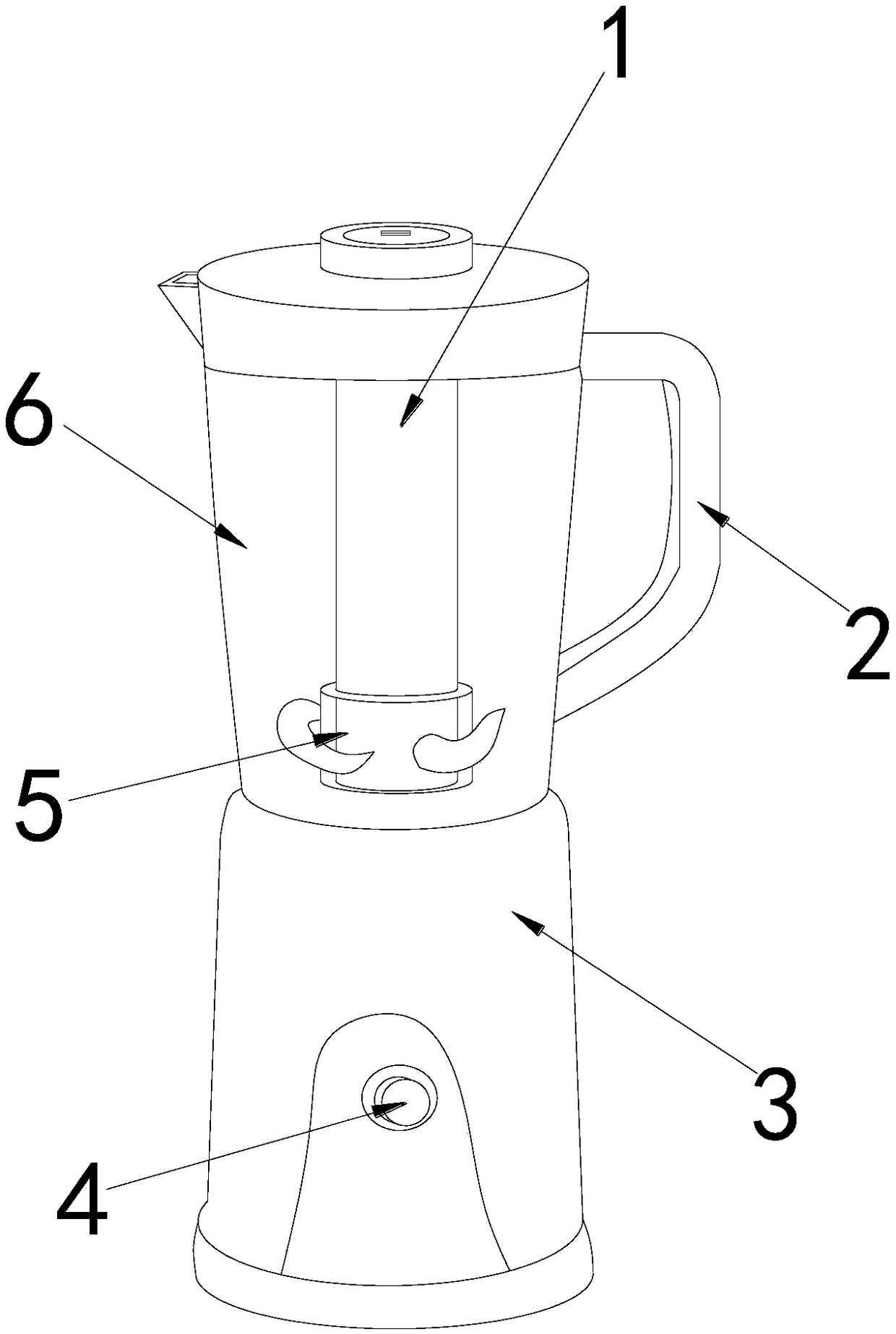 Juice extractor equipment for snow pear juice containing rock candy