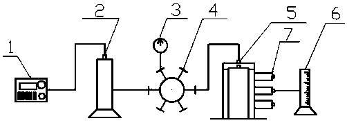 Device and method for researching cement sheath channeling plugging law of oil well