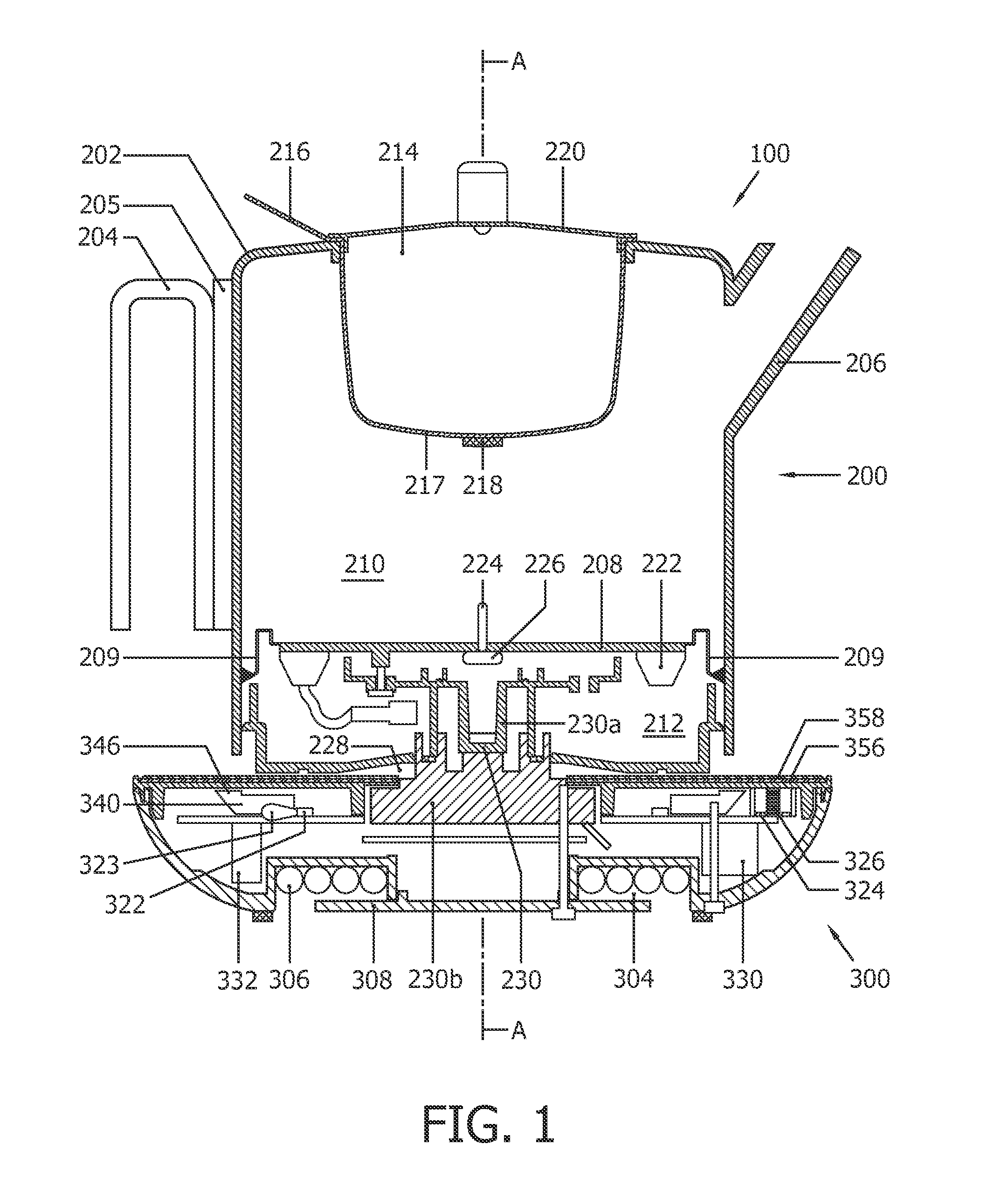 Tea maker with luminous brewing progress indicator