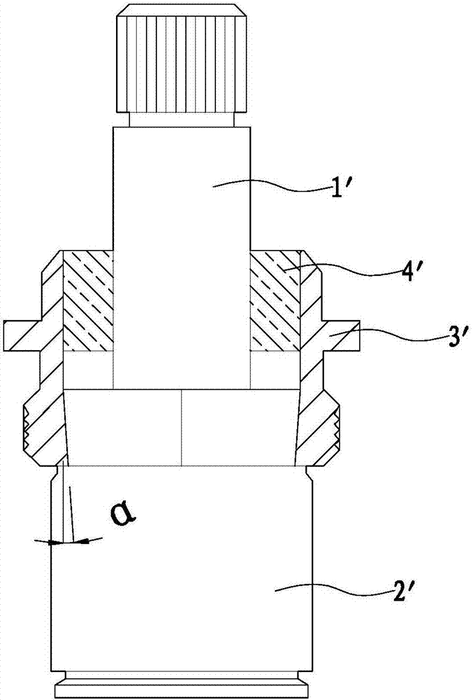 Ceramic quick opening valve element and production process thereof