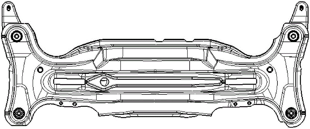 Rear auxiliary frame of car