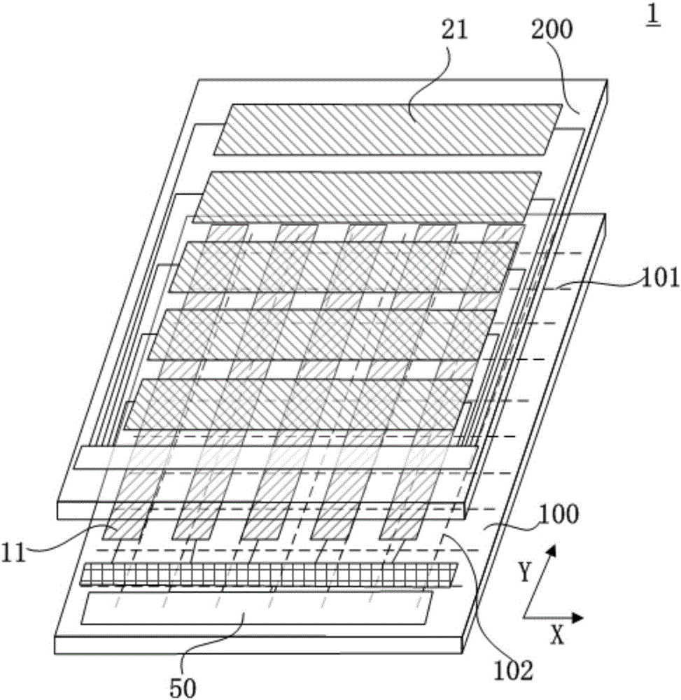 Integrated touch display panel and touch display device thereof