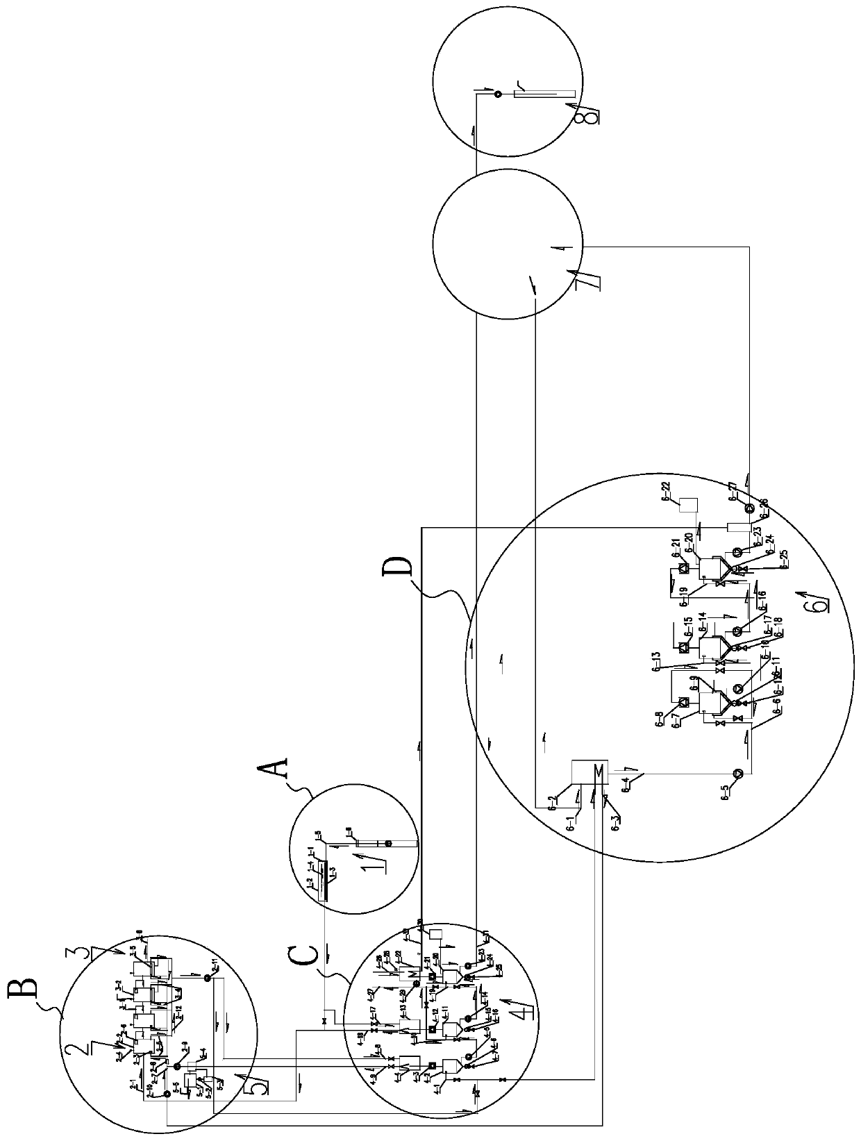 Oil and water separation and waste water evaporation and concentration heat pump system device of oilfield oil extraction gas gathering and transportation station