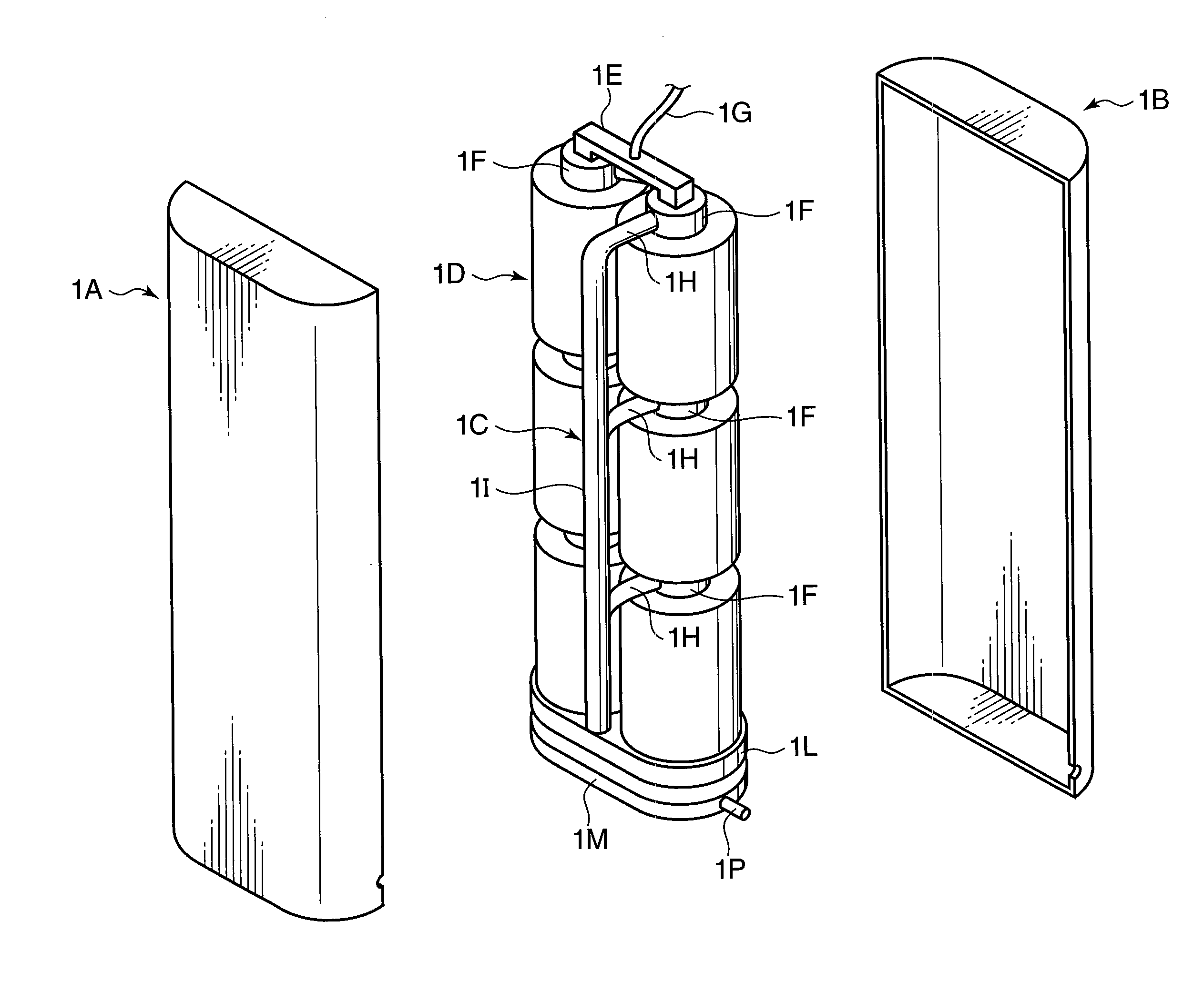 Battery pack, battery-mounted device and connection structure for battery pack