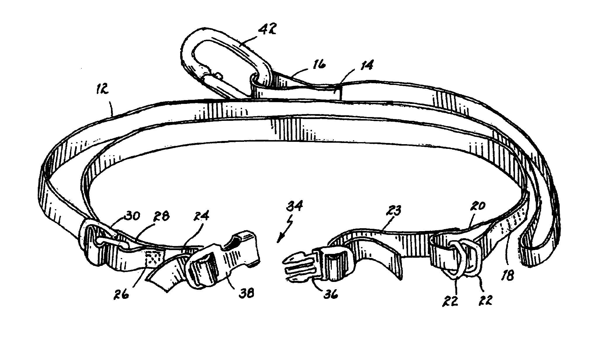 Multi-purpose utility strap and method therefor
