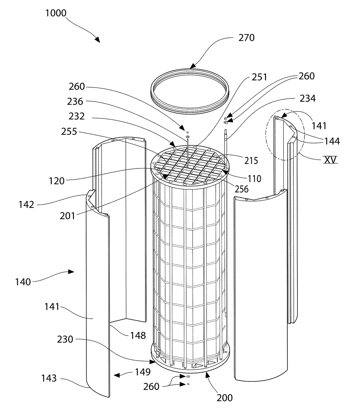 Nuclear fuel core, nuclear fuel cartridge, and methods of fueling and/or defueling a nuclear reactor