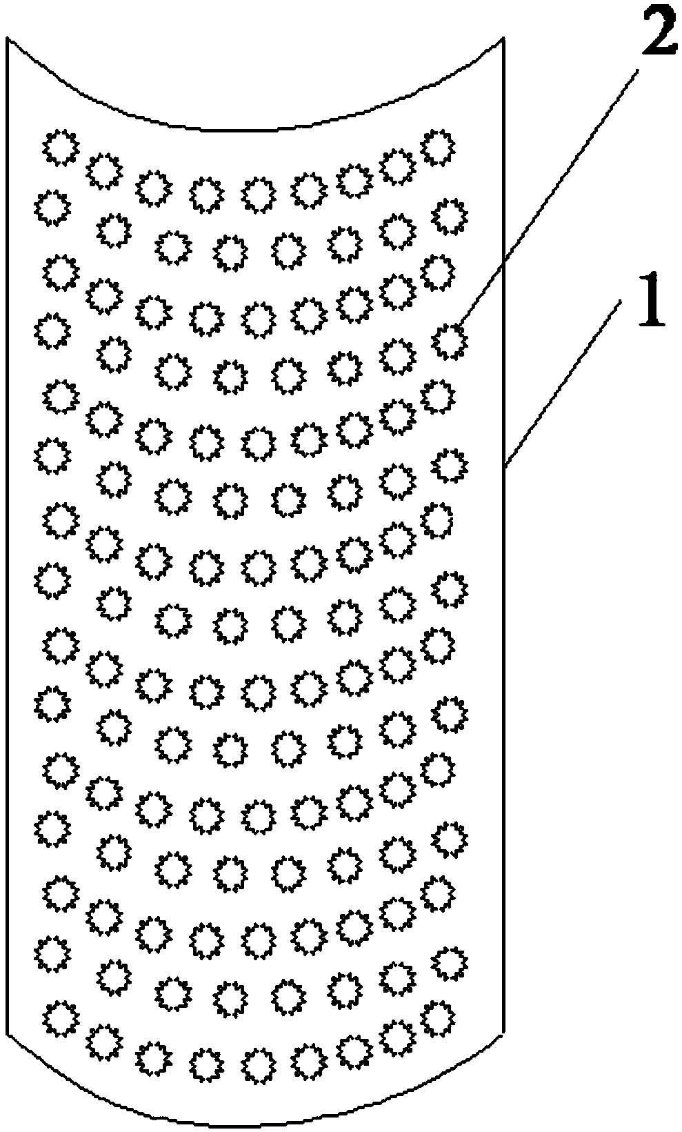 Mucus type sealing agent doped with graded particles and preparation and using method thereof