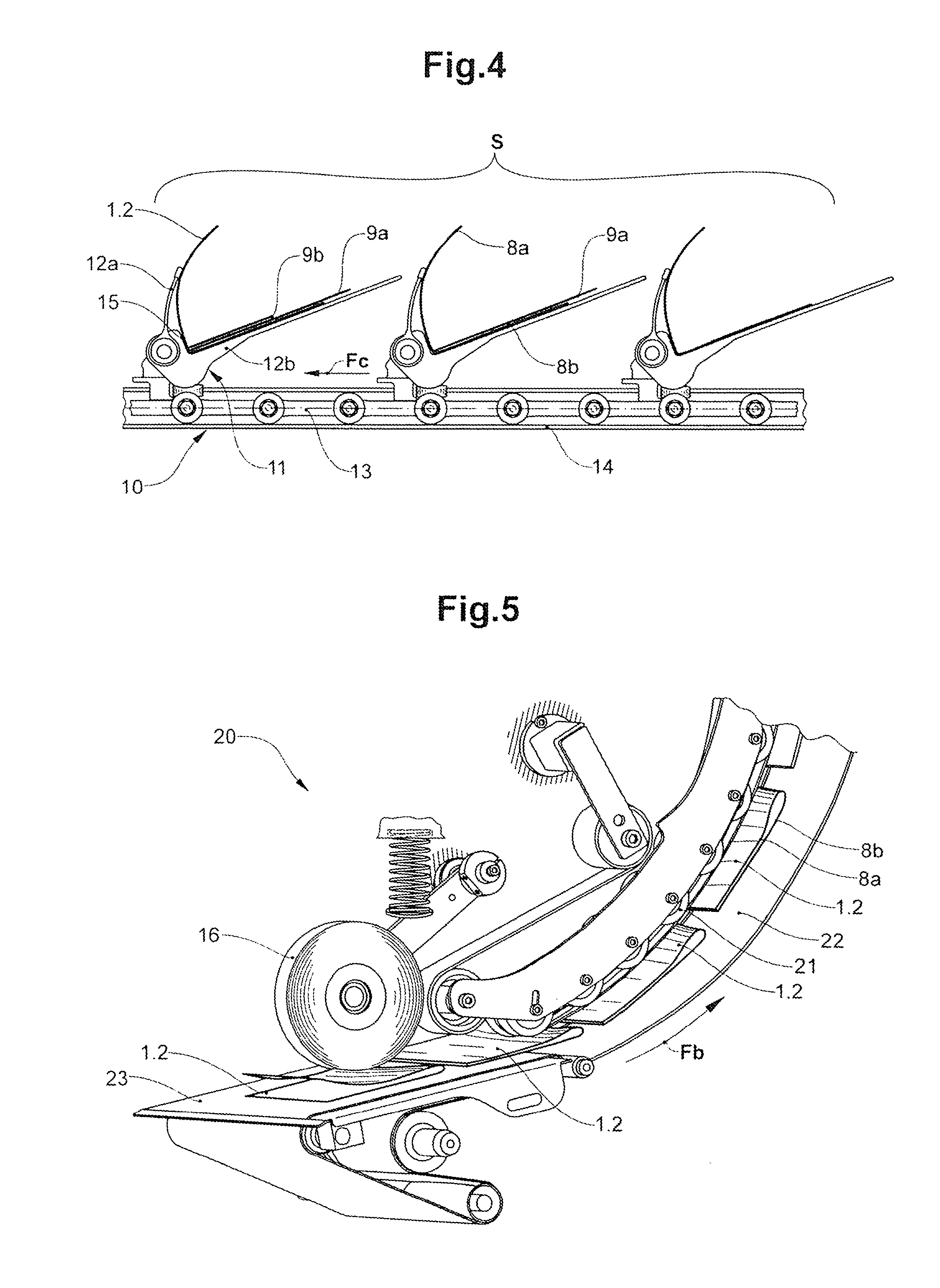 Method and apparatus for collecting flat articles