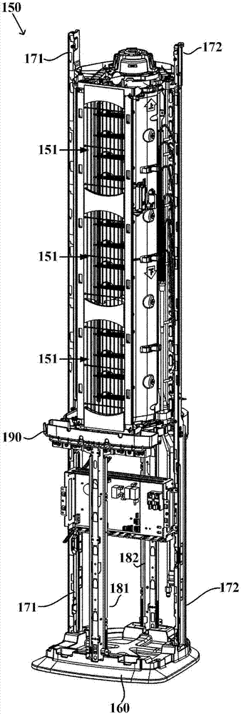 Indoor unit of vertical air conditioner