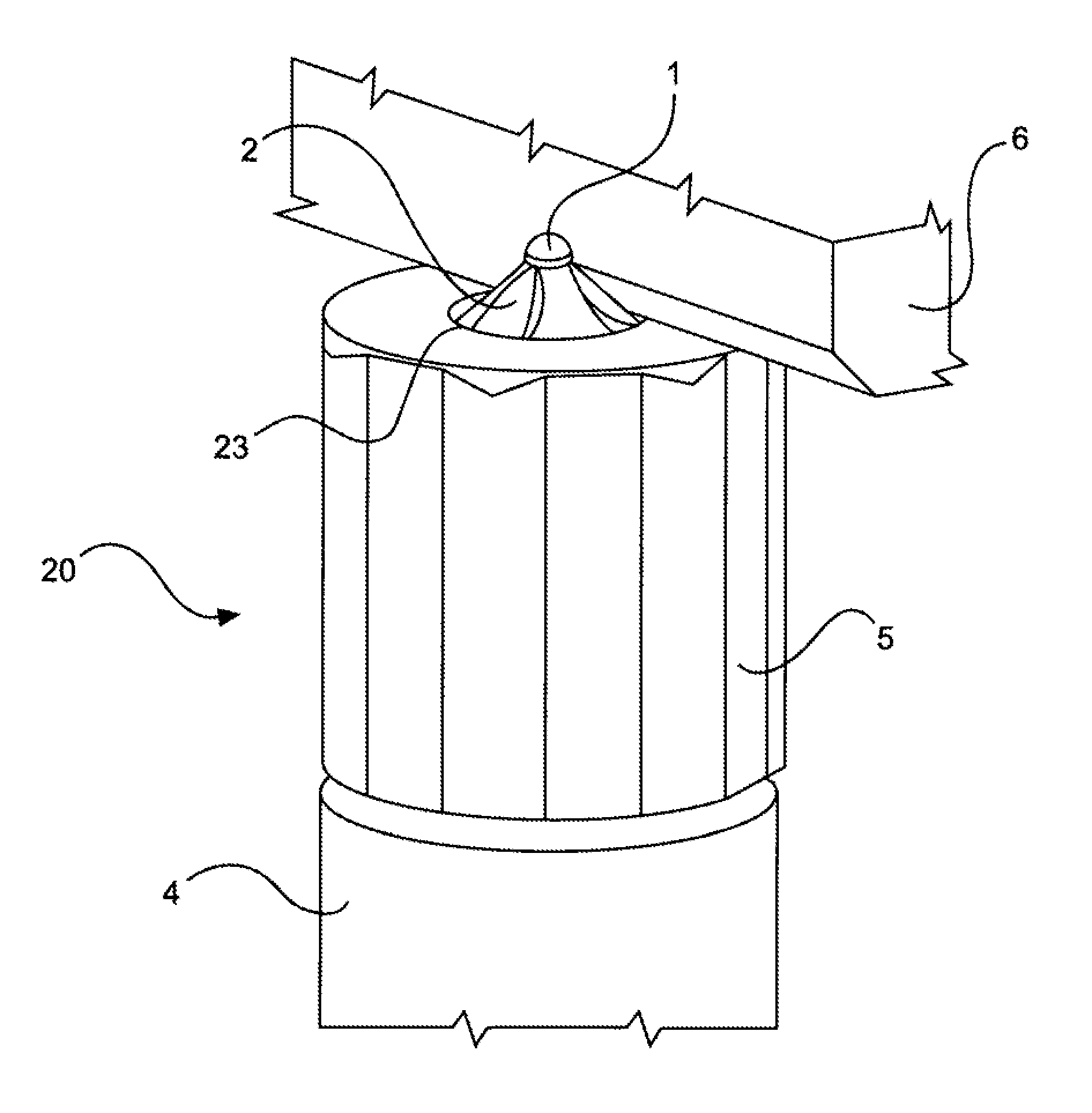 Device for machining edges