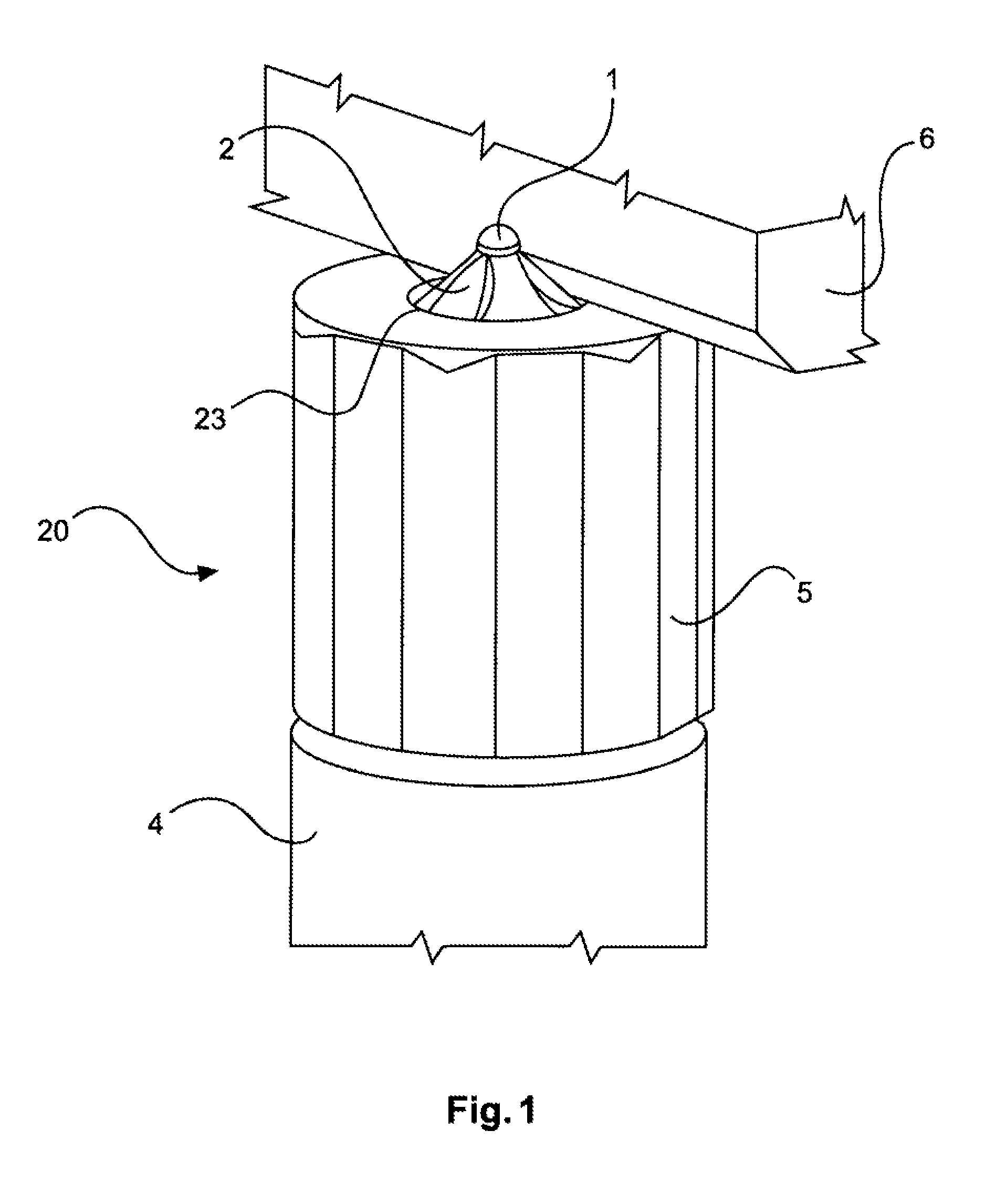 Device for machining edges